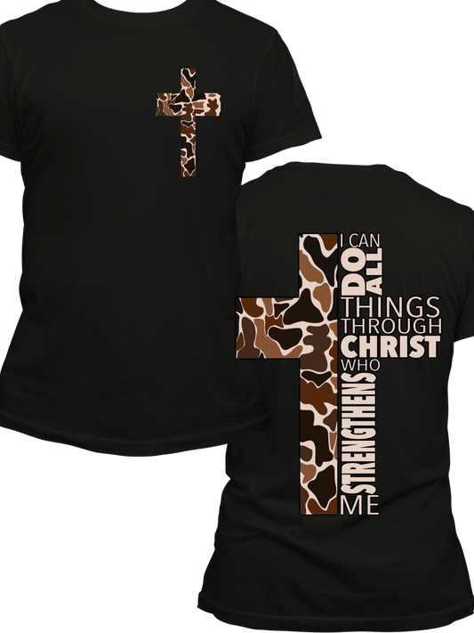 Camo Cross front/back