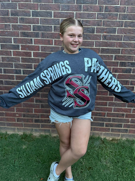 CUSTOM LARGE PRINT SWEATSHIRT