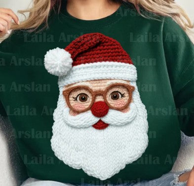 embroider Santa